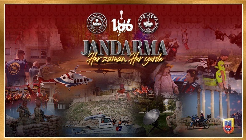 Kaymakamımız Burak GÜRBÜZ' ün Jandarma Teşkilatının Kuruluşunun 186. Yıl Dönümü Mesajı